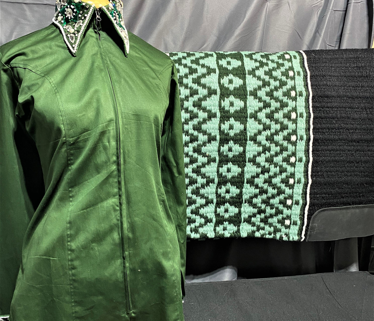 Green Saddle Pad